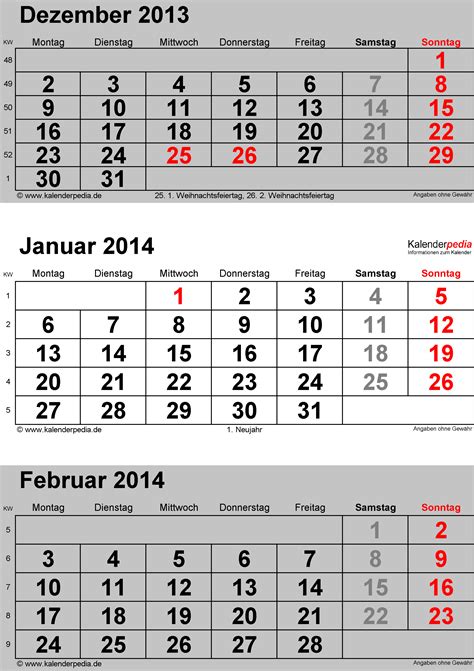 Dieser kalender 2020 2021 sind verfügbar in word wir melden euch auf ihren desktop herunterladenden und speicherten werte, damit sie es einfach suchen können. Kalender Januar 2014 als Excel-Vorlagen