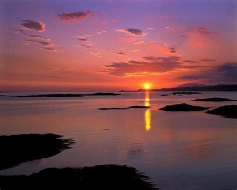 Wallpaper Landscape Sunset Sea Water Shore Reflection Sunrise