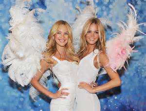 Candice Swanepoel And Erin Heatherton Hot In White Dress At Angel
