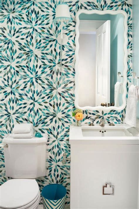 Add Eye Catching Wallpaper Bathroom Color Schemes