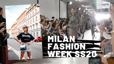 Vlog 15 Milan Fashion Week Ss20 Behind The Scenes Youtube