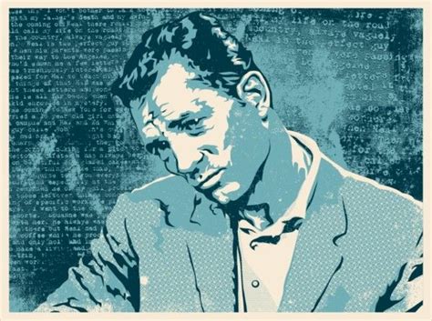 Jack Kerouac 24x18 2 Color Screenprint Edition Of 50