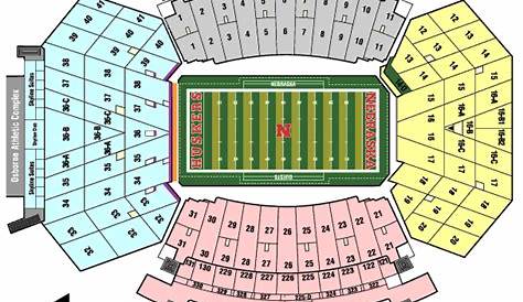 husker football stadium seating chart