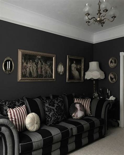 27 Cool Gothic Living Room Designs Digsdigs