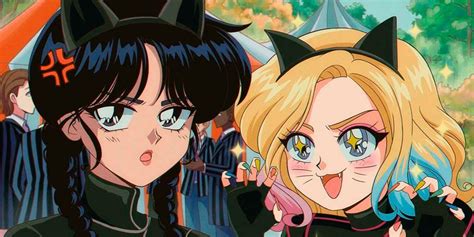 Wednesday Fan Evokes Vintage Sailor Moon With Anime Style Art