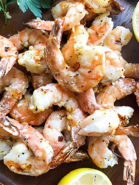 Lay each shrimp on the tray, keeping them as separate as possible. Air Fryer Spicy Garlic Shrimp - Recipe Diaries