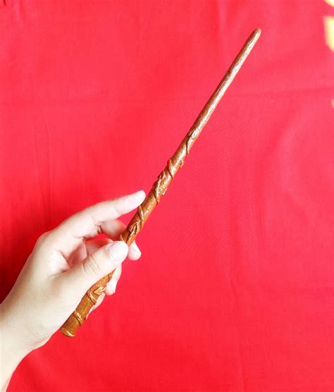 I Made Hermione Grangers Wand With Wood And Cold Porcelain It Is