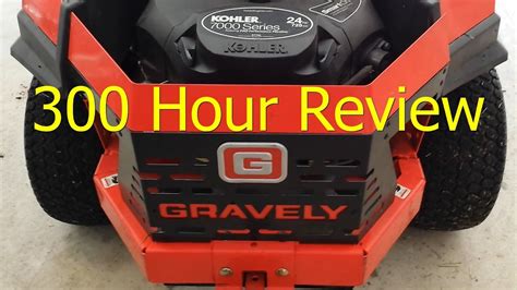 300 Hour Review Gravely Ztx 42 Inch Zero Turn Riding Mower Youtube