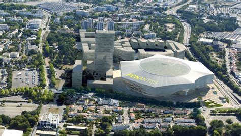 Stade de la beaujoire 37.463 seats. Chantier. Nouveau stade du FC Nantes : un terrain à 30 ...