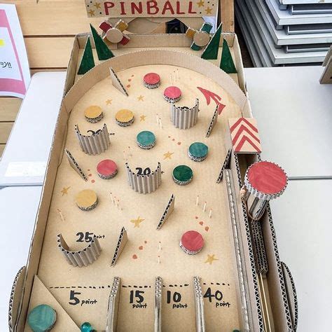 Upcycling Idea Pinball Machine From Used Cardboard Upcycling