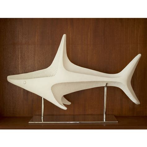 Modern Ceramic Pottery And Luxury Ts Ceramic Shark Sculpture Shark
