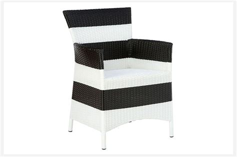 Black and white outdoor stool. Chinoiserie Chic: Chinoiserie Outdoors - Black and White