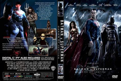 Batman V Superman Dawn Of Justice Dvd Cover R Custom
