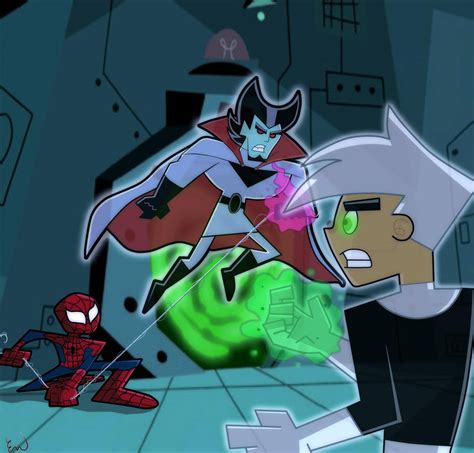 Spiderman And Danny Phantom By Ultimateeman On Deviantart