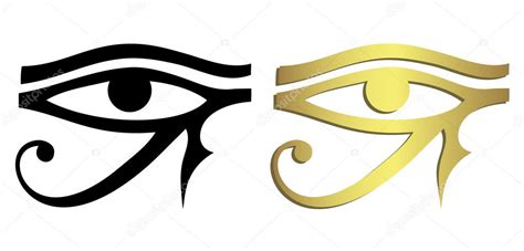 Eye Of Horus In Black And Gold Premium Vector In Adobe Illustrator Ai Ai Format