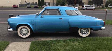 1951 Studebaker Champion Blue Rwd Automatic Starlight Coupe For Sale