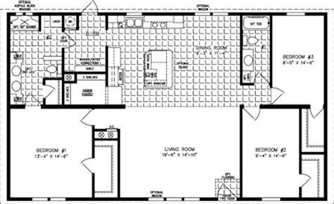 Double wide mobile homes are a popular choice amid homebuyers seeking quality built homes at a great price. IMP-45214W-498 Manufactured Home Floor Plan | Jacobsen Homes