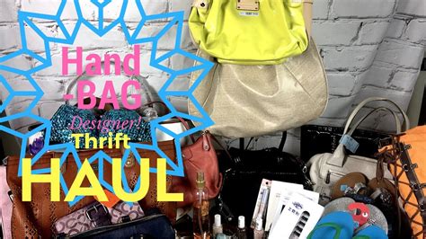 Huge Designer Thrift Haul Handbags Louis Vuitton Kors Coach Kate