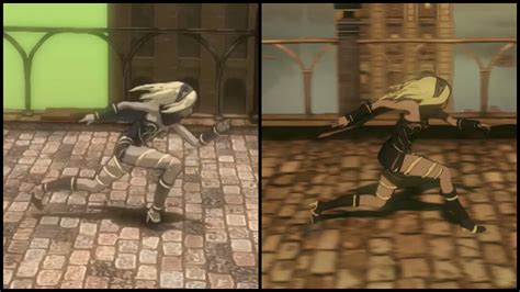 Kat Animation Comparison Gravity Rush 1 And 2 Youtube