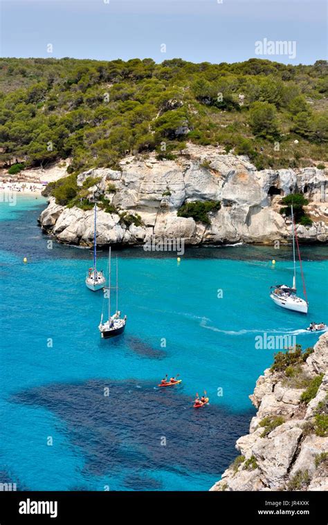 Cala Macarelleta Minorca Menorca Spain Stock Photo Alamy