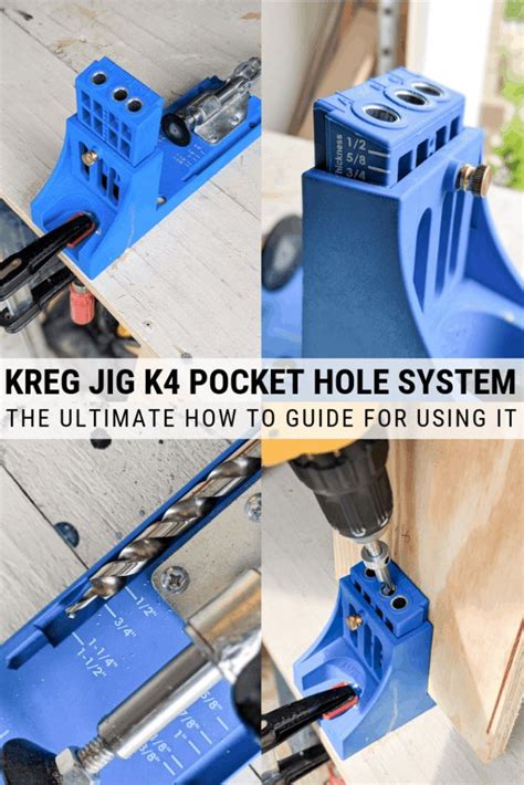 The Complete Guide To The Kreg Jig K4 Pocket Hole System Kreg Jig K4