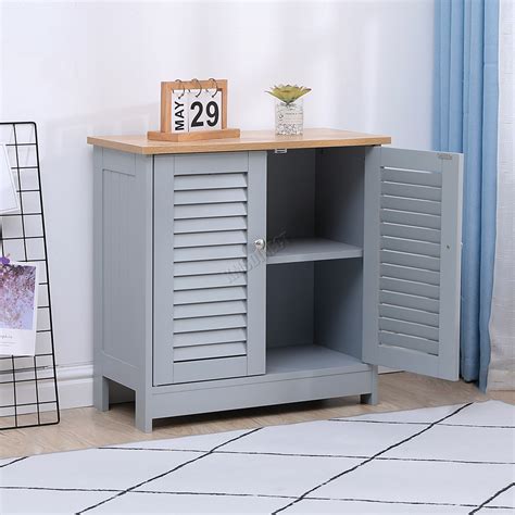 You can now shop and buy furniture online! WestWood Bathroom Furniture Range Cabinet Unit Under Sink Storage Mirror Grey | eBay