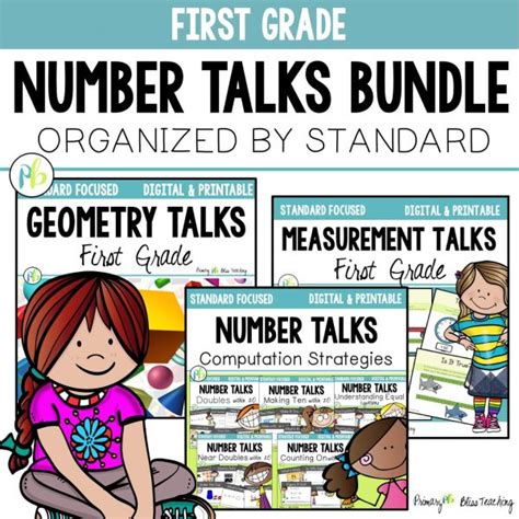 First Grade Standards Based Number Talks Bundle