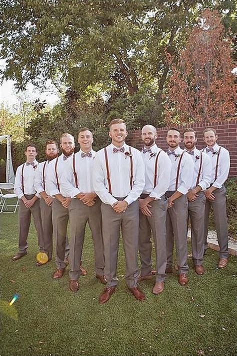Wedding ushers play an integral role in the ceremony. how the ushers & ring bearers looked | Wedding groomsmen ...