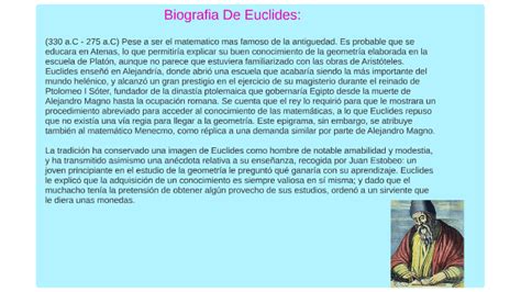 Biografia De Euclides