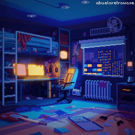 Retroabuelowave On Twitter Room： Moonlight ドット絵 Pixelart Pixels
