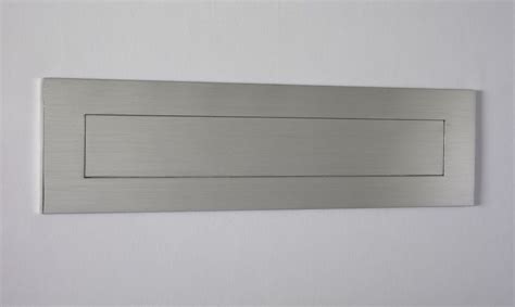 Mail slots at factory direct hardware. Satin Brushed Stainless Steel Contemporary Door Mail Slot ...
