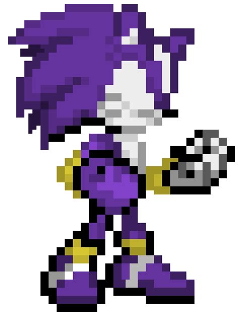 Sonic Advance Dark Spine Sonic Sprite Pixel Art Maker