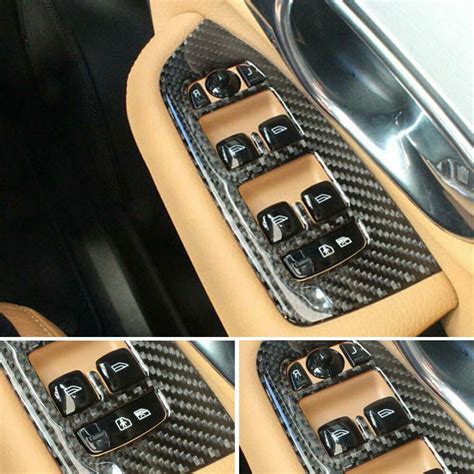 Volvo Xc90 2016 2018 Carbon Fiber Car Door Armrest Panel Cover Best