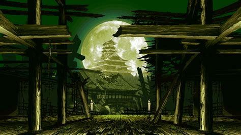 Fondos De Pantalla Noche Arte De Pixel Verde Selva Oscuridad