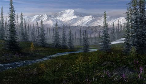 Alaska Taiga Forest Attempt 1 By Andrekosslick On Deviantart