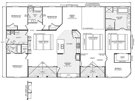 Triple Wide Manufactured Homes Floor Plans Floorplansclick