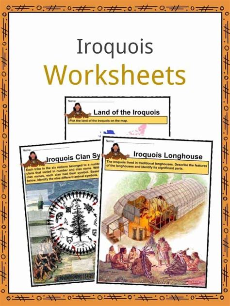 Iroquois Tribe Facts Worksheets Culture And Tradition For Kids Free