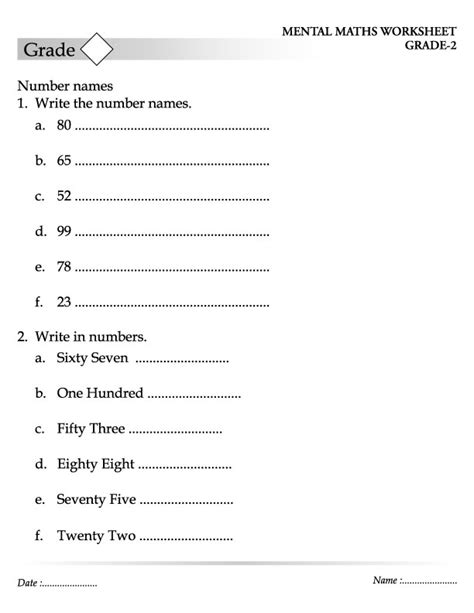 Write The Number Names Download Free Write The Number Names For Kids