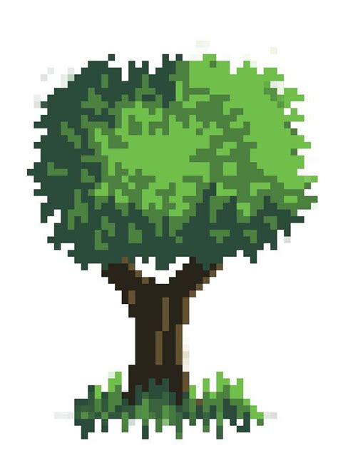 Pixel Art Pokemon Minecraft Pixel Art Pixel Art Landscape Plant Icon