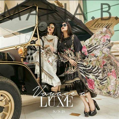 First Look Maria B Lawn Collection 2018 Pk Vogue