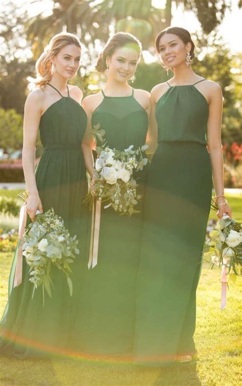 9010 modern flowing bridesmaid dress by sorella vita bridal accents couture sorella vita