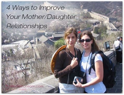 4 Ways To Improve Your Mother Daughter Relationships 5 Minutes For Mom