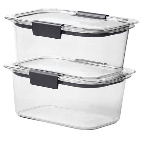 Rubbermaid Brilliance Food Storage Container Medium Deep 47 Cup