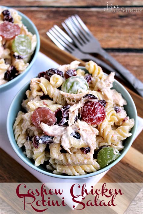 This tasty chicken pasta salad recipe is easy to prepare and makes a healthy lunchbox idea for kids. Amazing Cashew Chicken Rotini Salad | Recipe | Salad ...