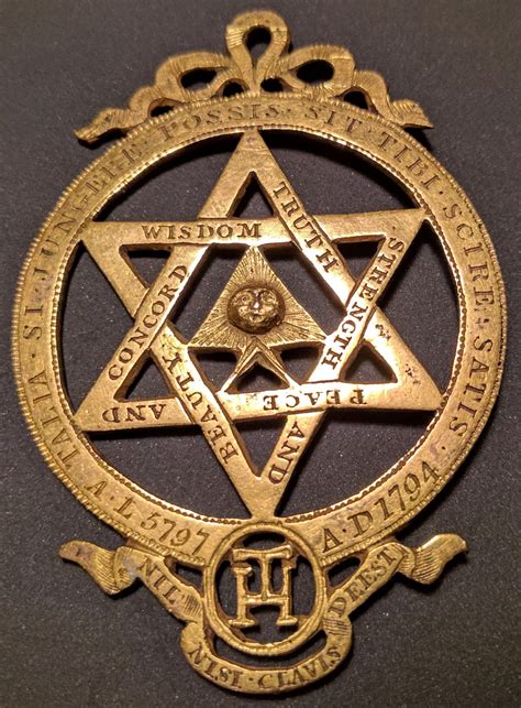 Masonic Medal Masonic Medals And Jewels Gentlemans Military Interest