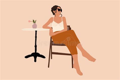 Woman Relaxing Office Chair Stock Illustrations 274 Woman Relaxing Office Chair Stock