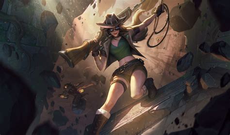 League Of Legends Caitlyn Caitlyn Champion Spotlight Gameplay League Of Legends Games