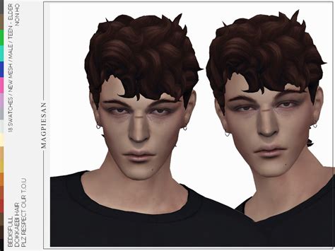 Sims 4 Cc Fluffy Hair Male