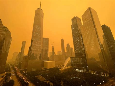 Why Is New York Orange Wildfires And Smog Explained