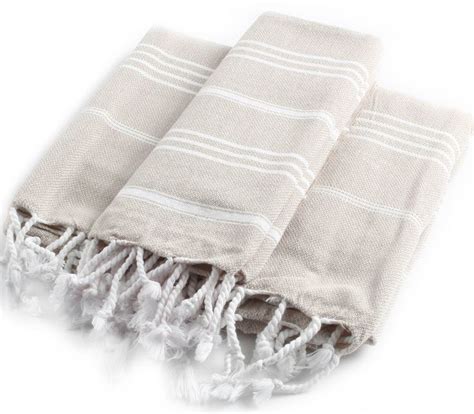 Cacala Pieces Pestemal Turkish Towel Set Bath Towel X